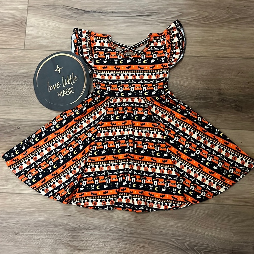 Mickeys Halloween twirl dress